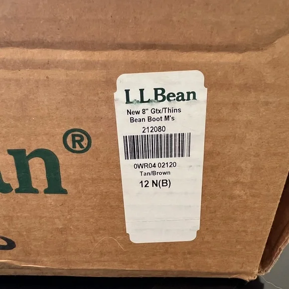 L.L. Bean Boots - GORE-TEX Two-Tone Brown and Tan Men's Duck Boots - Picture 6 of 6